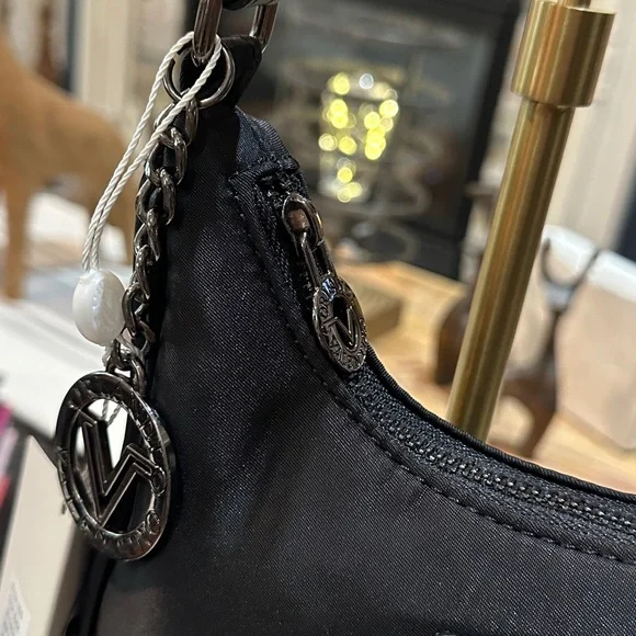 Authentic Valentino Orlandi Shoulder Bag, Style V-3105 in Black NWT & Uncarried